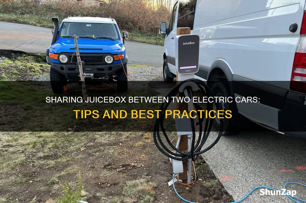 have two electric cars can we share juicebox
