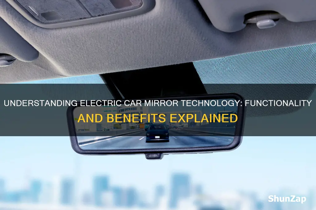 how a electric car mirror works