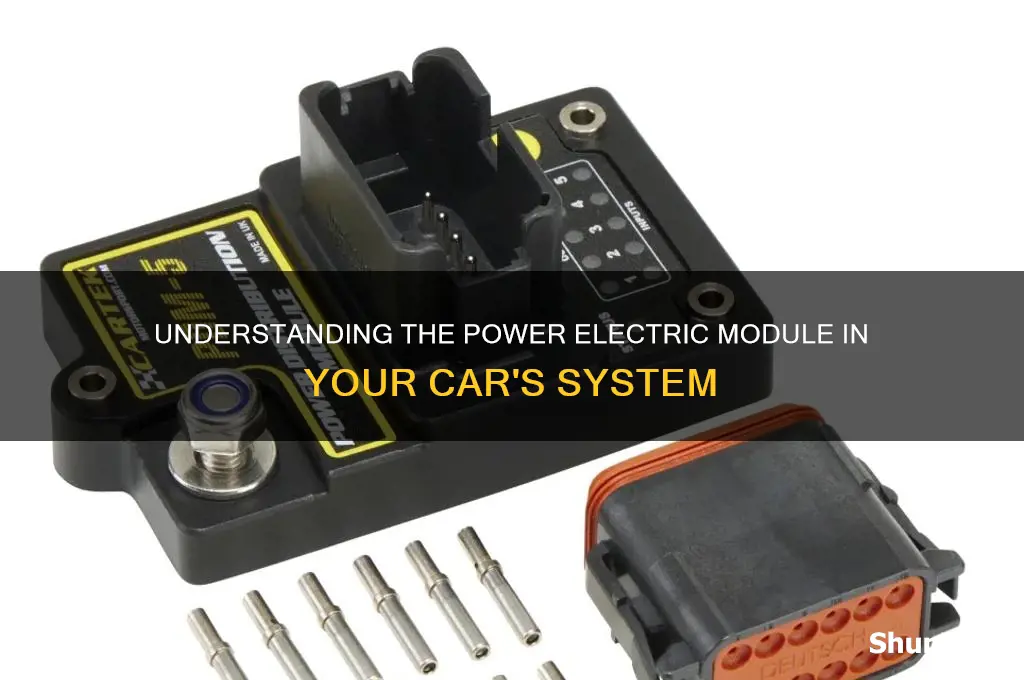how a power electric module works in a car