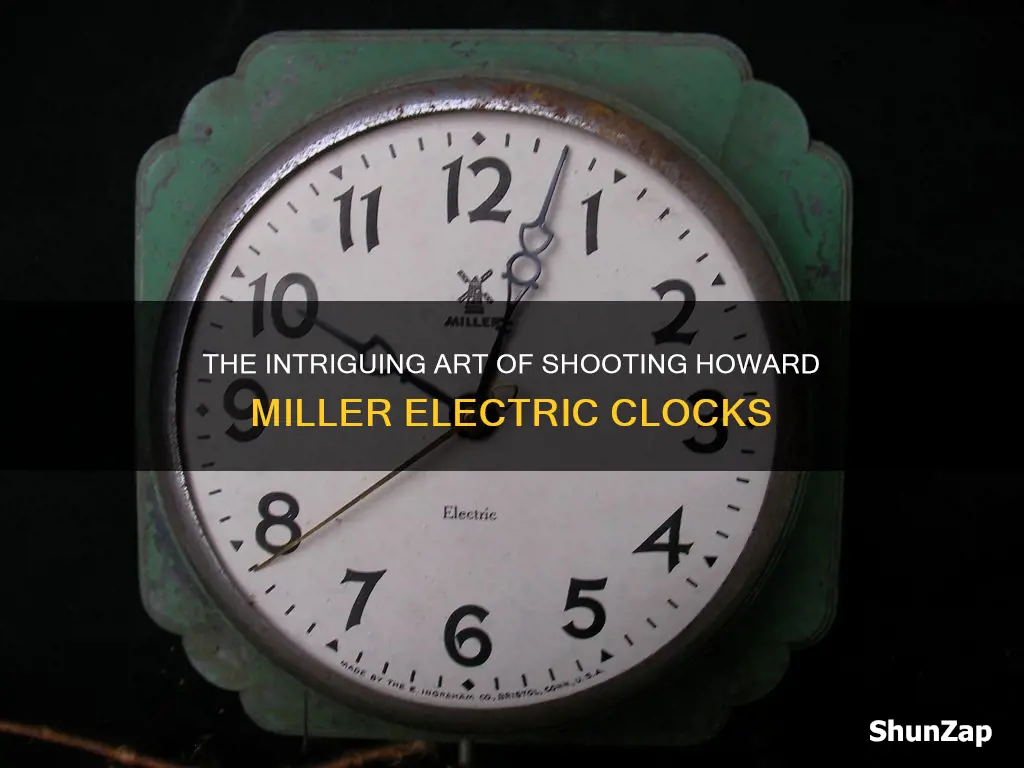 how about shooting howard miller electric clock