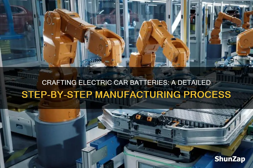 how are batteries for electric cars made step by step