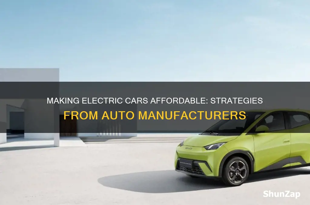 how are car manufacturers making electric cars acsessible