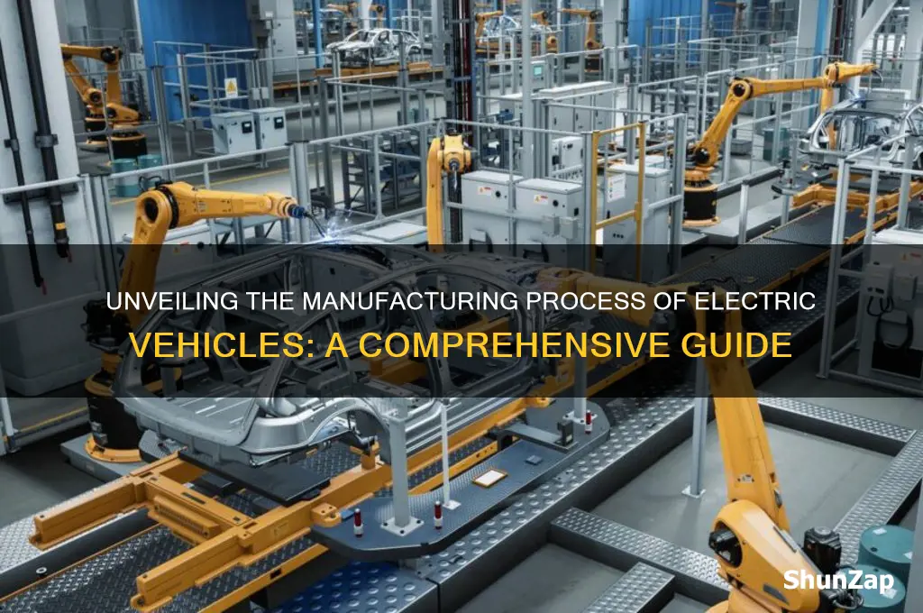 how are electric car made of