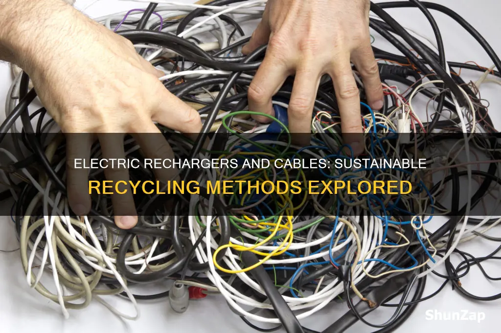 how are electric rechargers and cables recycled