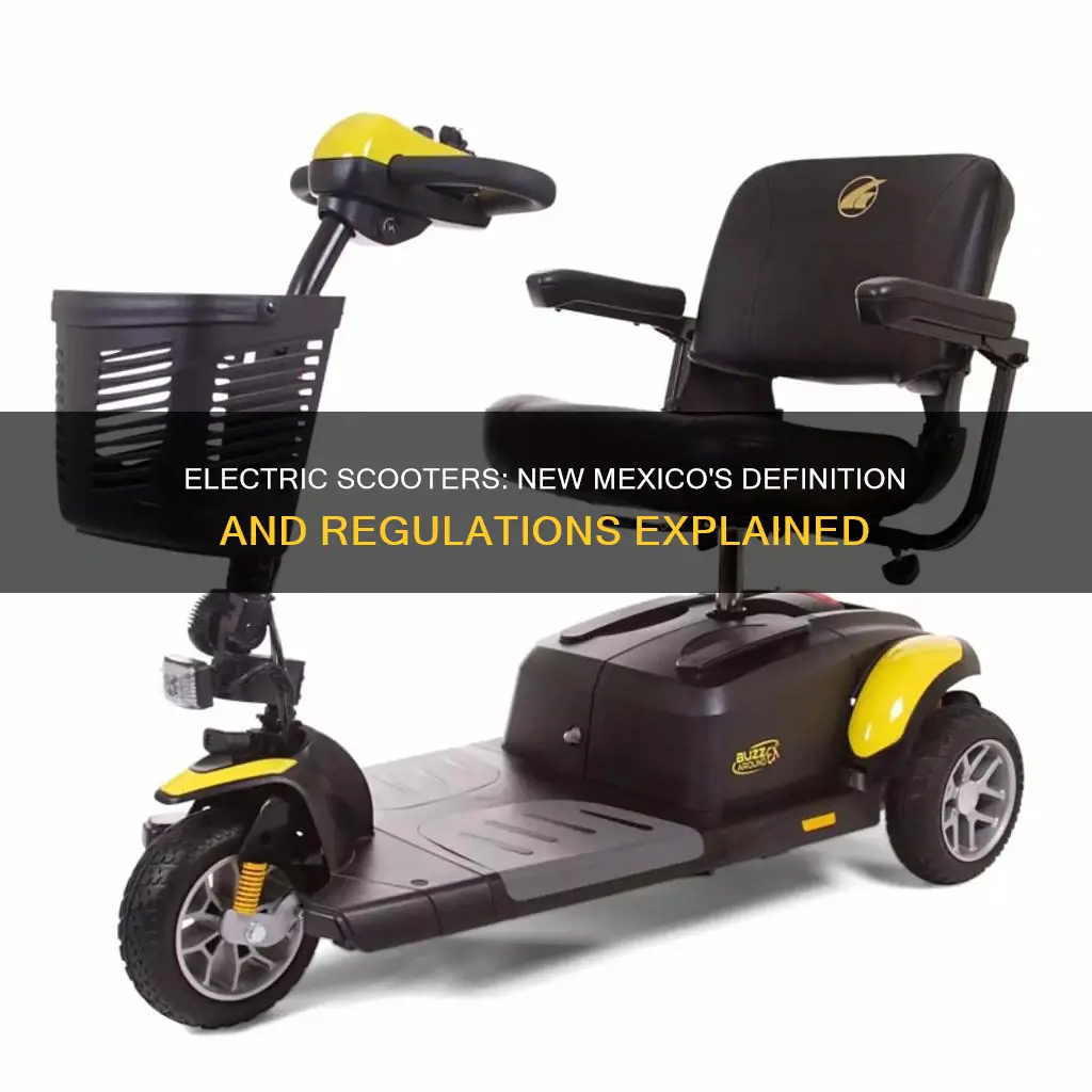 how are electric scooters defined new mexico