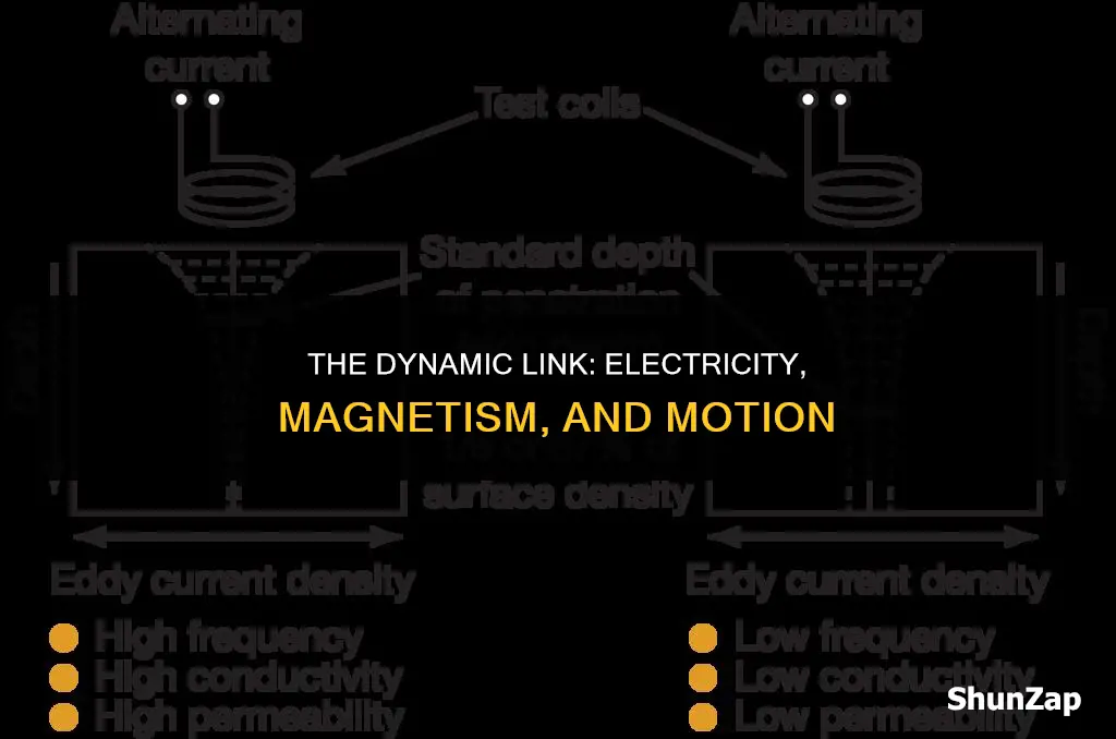 how are electricity magnetism and motion related