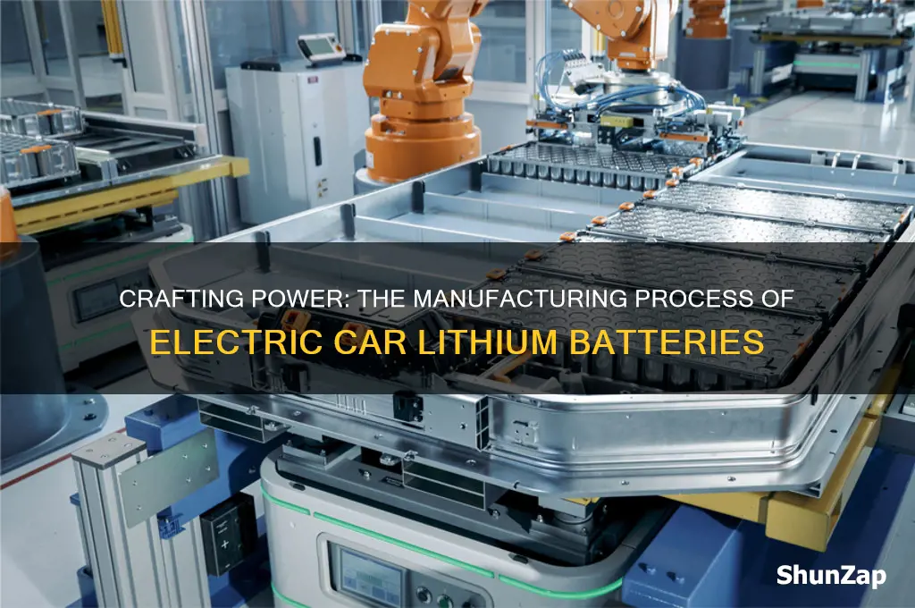 how are lithium batteries made for electric cars