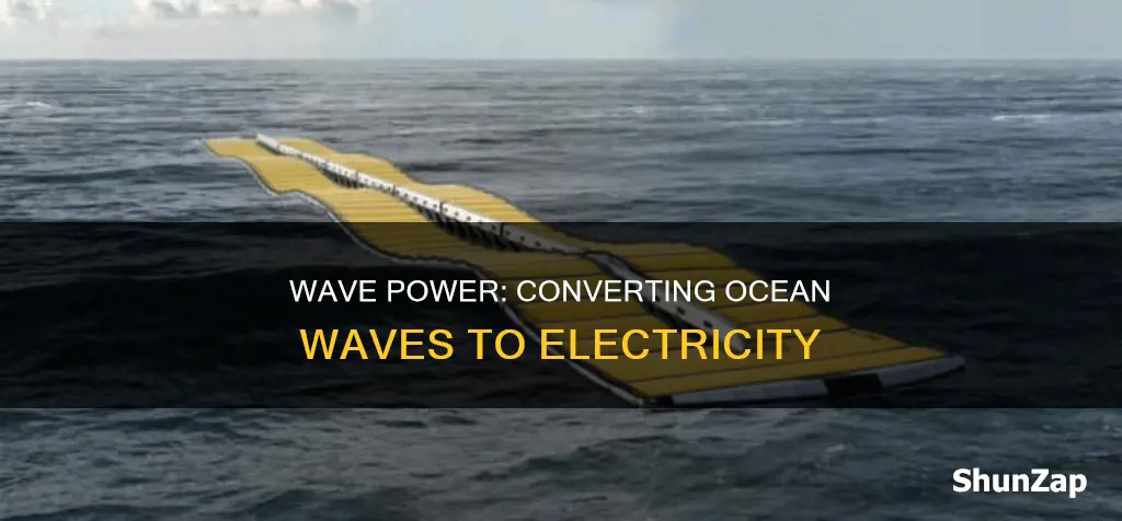 how are ocean waves converted to electricity