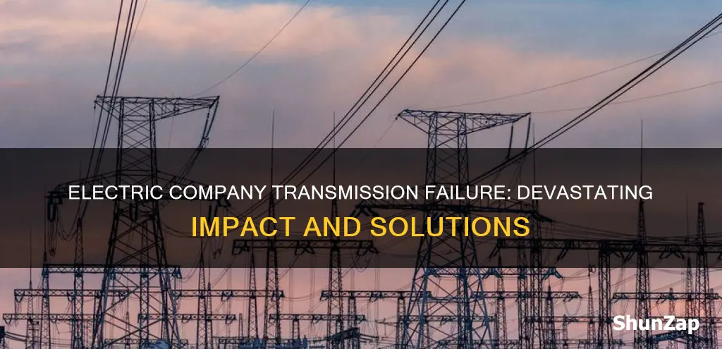 how bad is electric company transmission failure