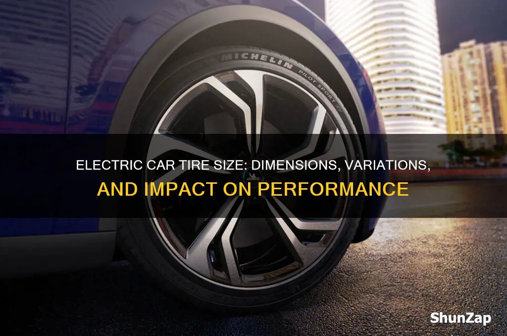 how big is a tire from electric car
