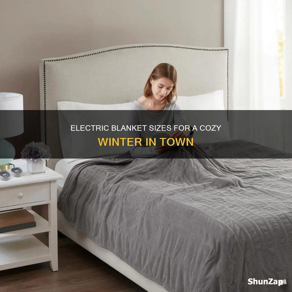 how big is a twn electric blanket