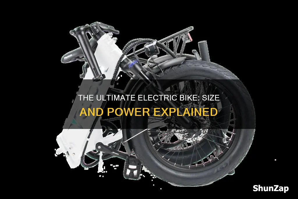 how big is an electric bike