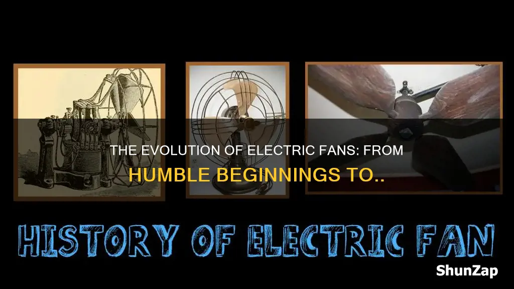 how big was the 1st electric fan