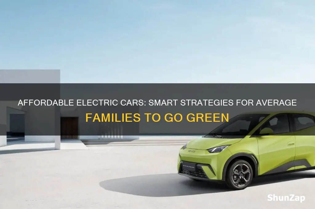 how can an average family afford an electric car