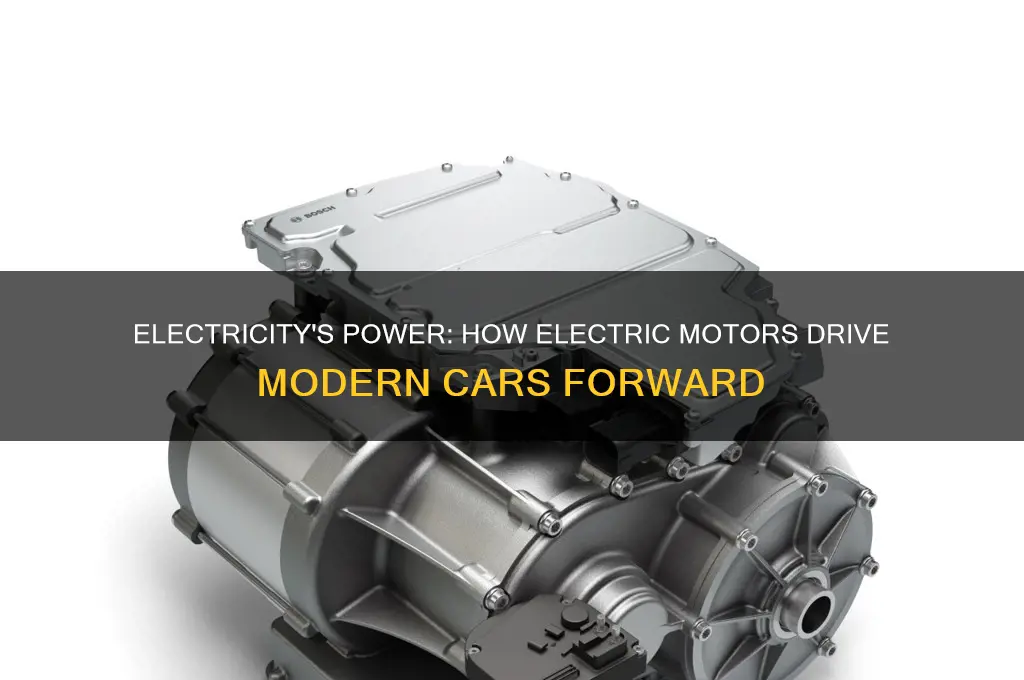 how can electricity make a car go