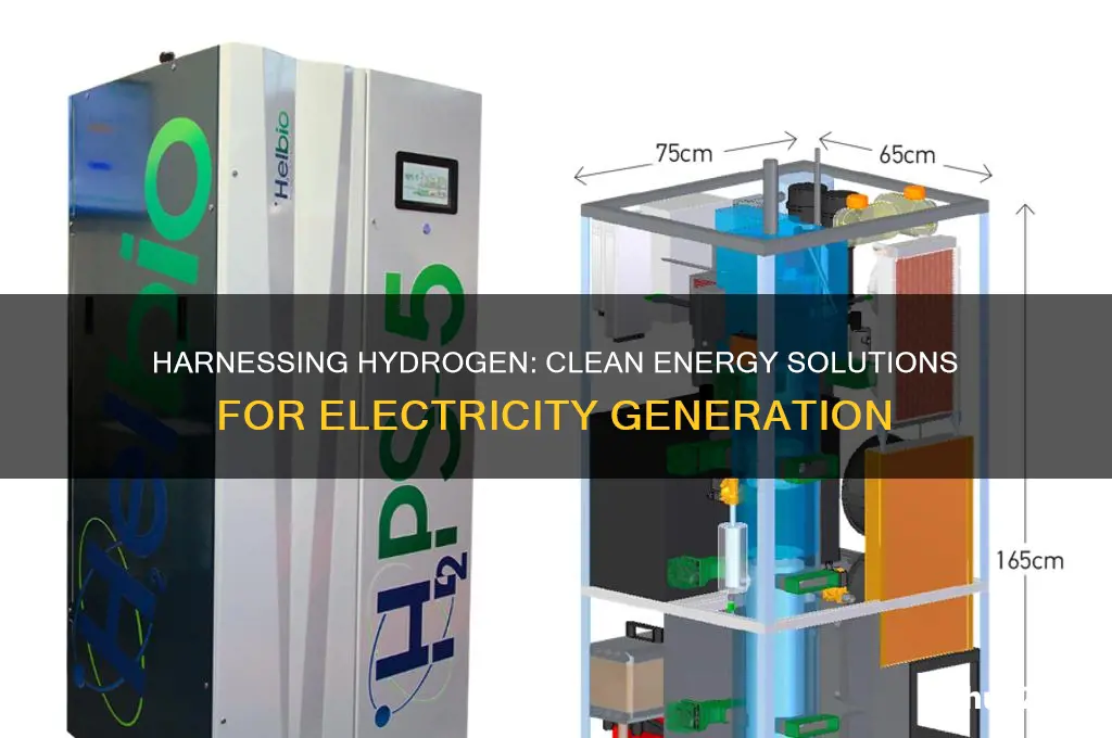 how can hydrogen gas be used to generate electricity