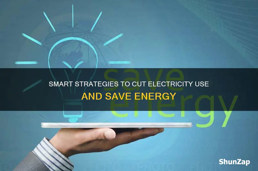 how can we reduce the use of electricity