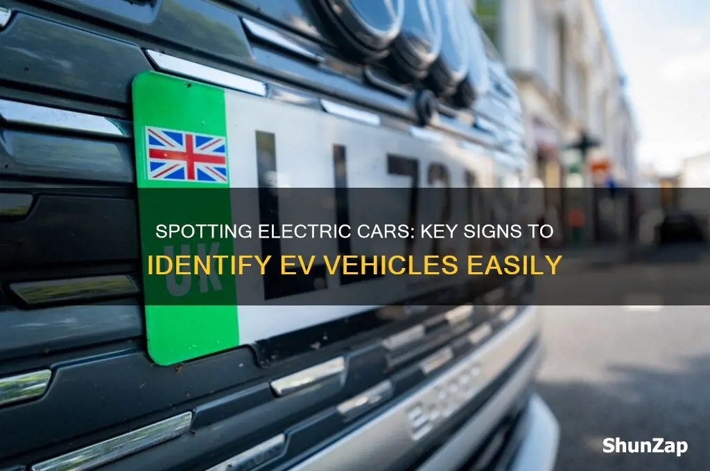 how can you tell if a car is electric