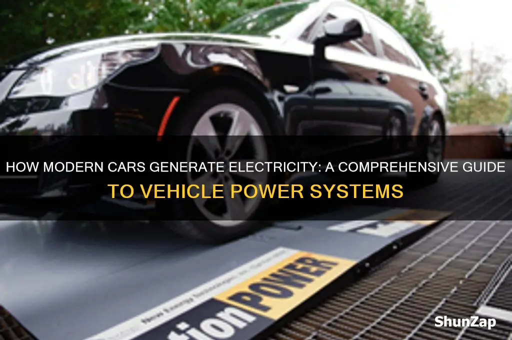 how car makes electricity