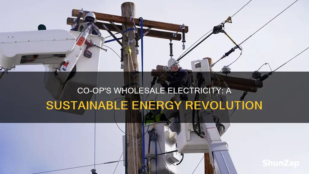 how co op sell electricity in wholesale