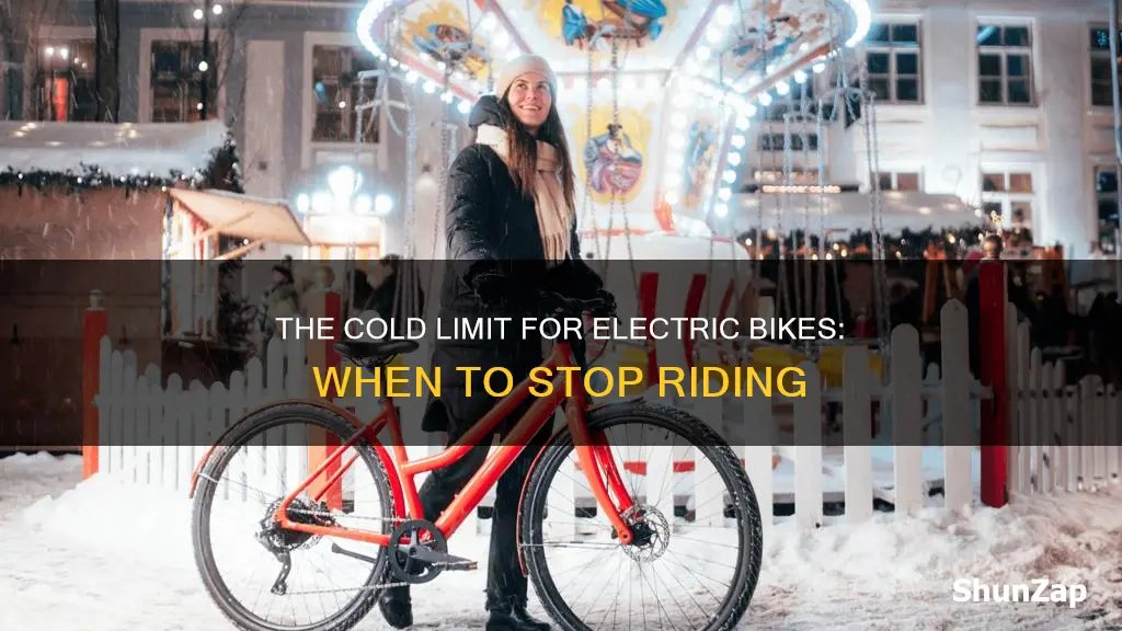 how cold is too cold for an electric bike