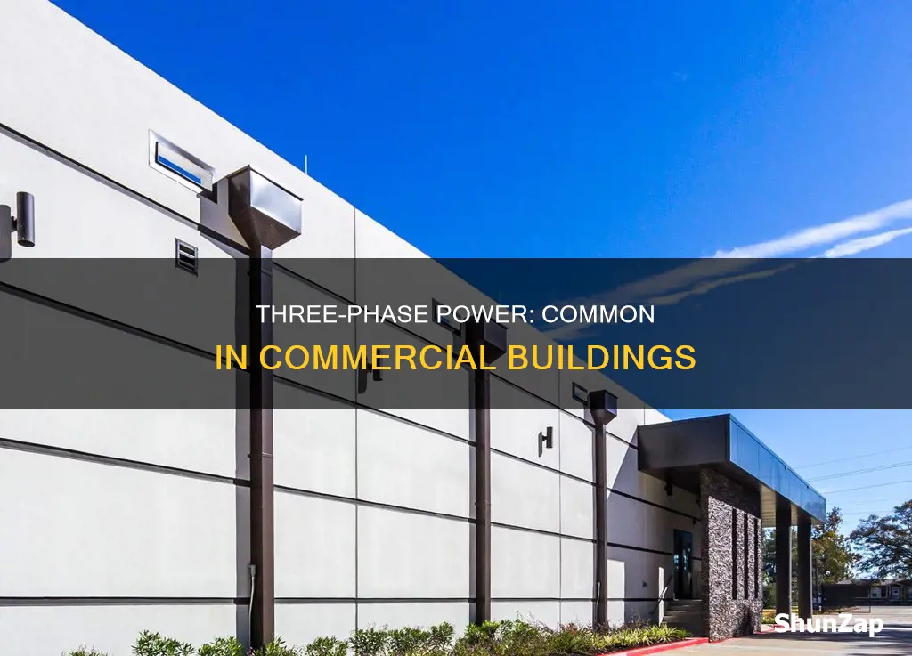 how common is 3 phase electric buildings