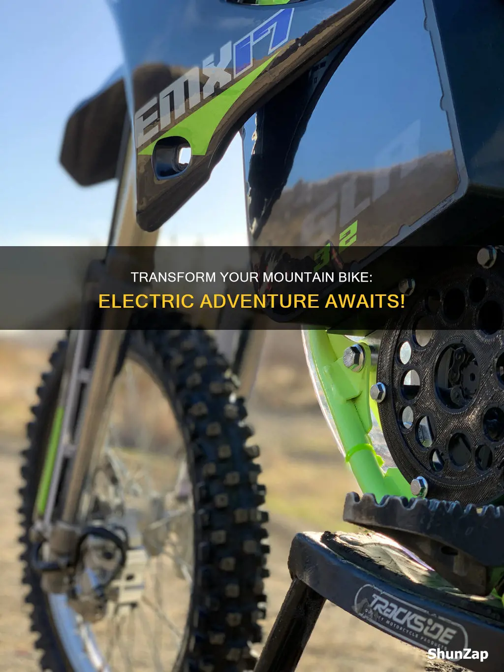 how convert a mountain bike to electric