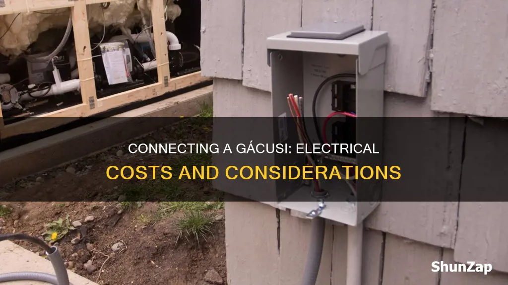 how cost to conect gacusi to electricity