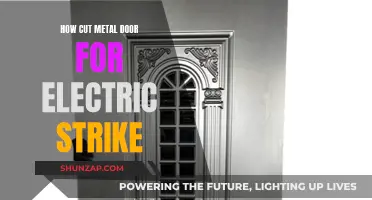 Cutting Metal Doors: Electric Strike Installation Guide