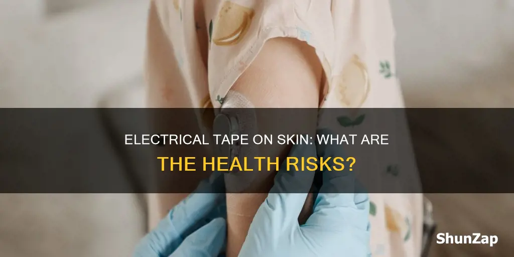 how damaging is electrical tape on skin