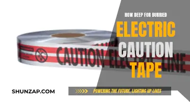 Burying Electric Caution Tape: How Deep is Deep Enough?