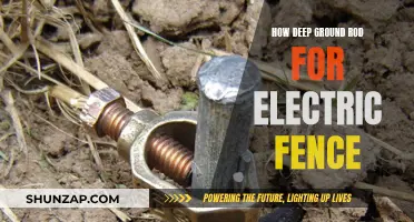 Choosing the Right Depth for Electric Fence Ground Rods
