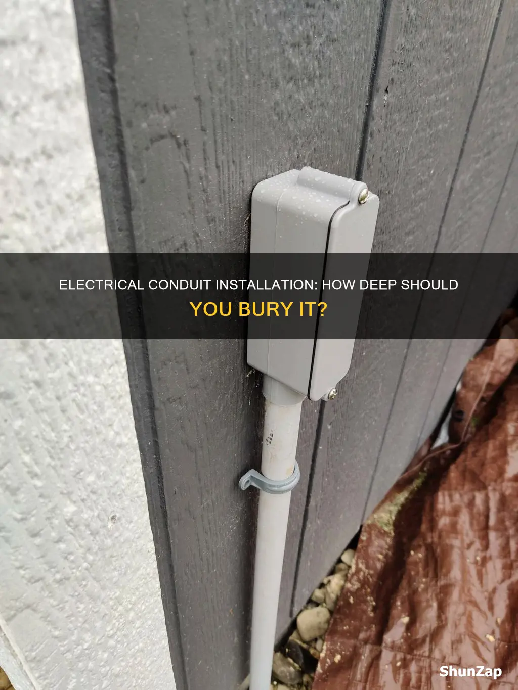 how deep should electrical conduit be buried