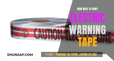 Burying Electric Warning Tape: How Deep Should You Go?