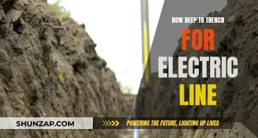 The Right Depth for Trenching Electric Lines