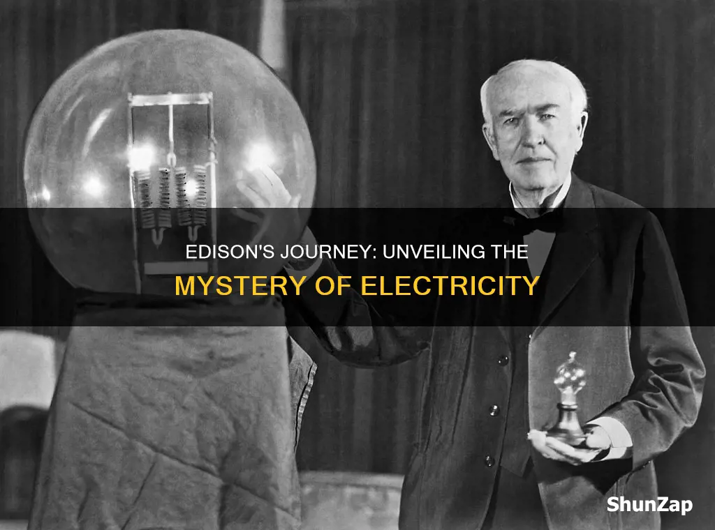 how did edison find out about electricity
