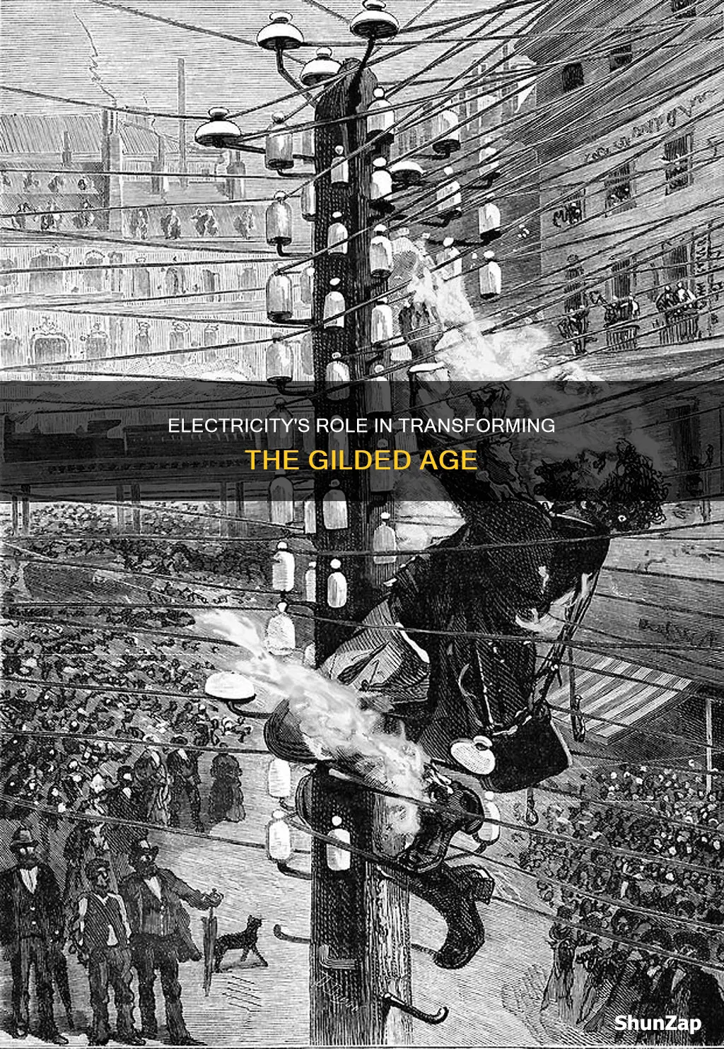 how did electricity impact the gilded age