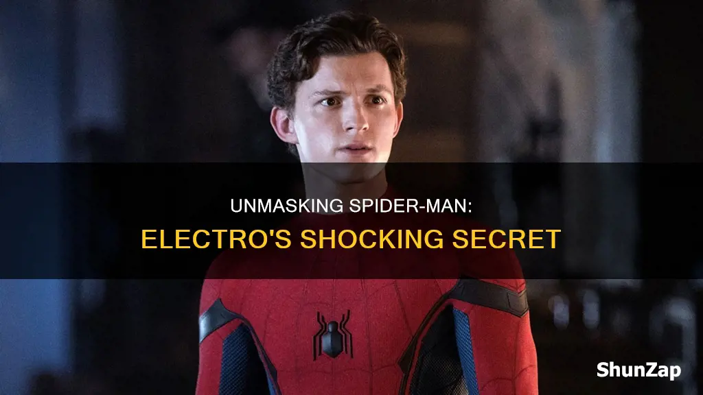 how did electro know who spiderman was