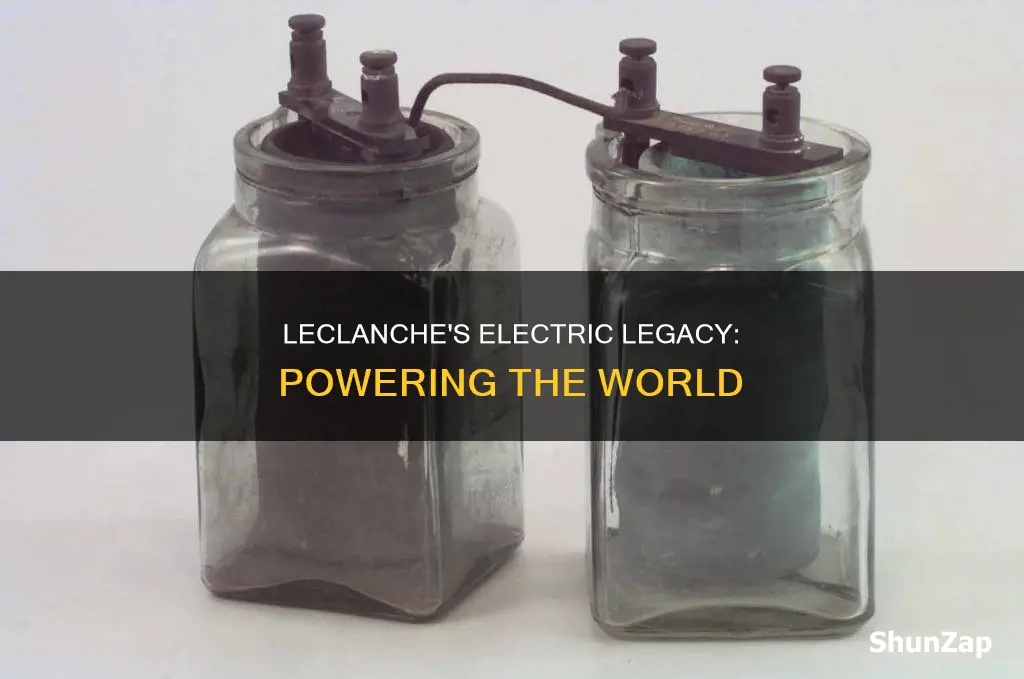 how did georges leclanche contribution to electricity