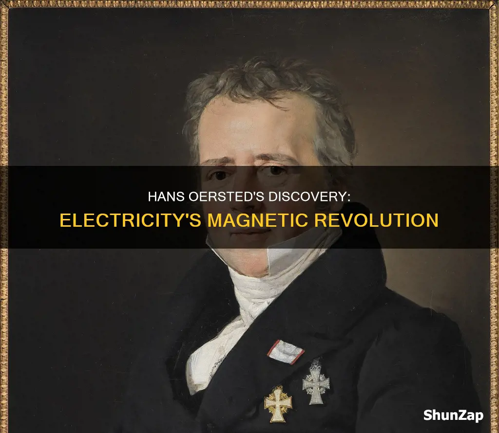 how did hans oersted contribute to electricity