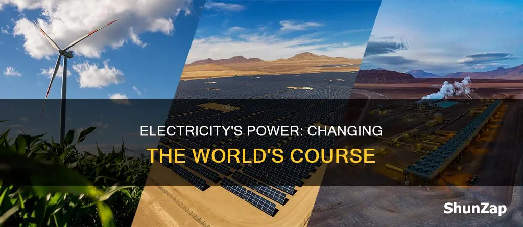 how did harnessing electricity change the world
