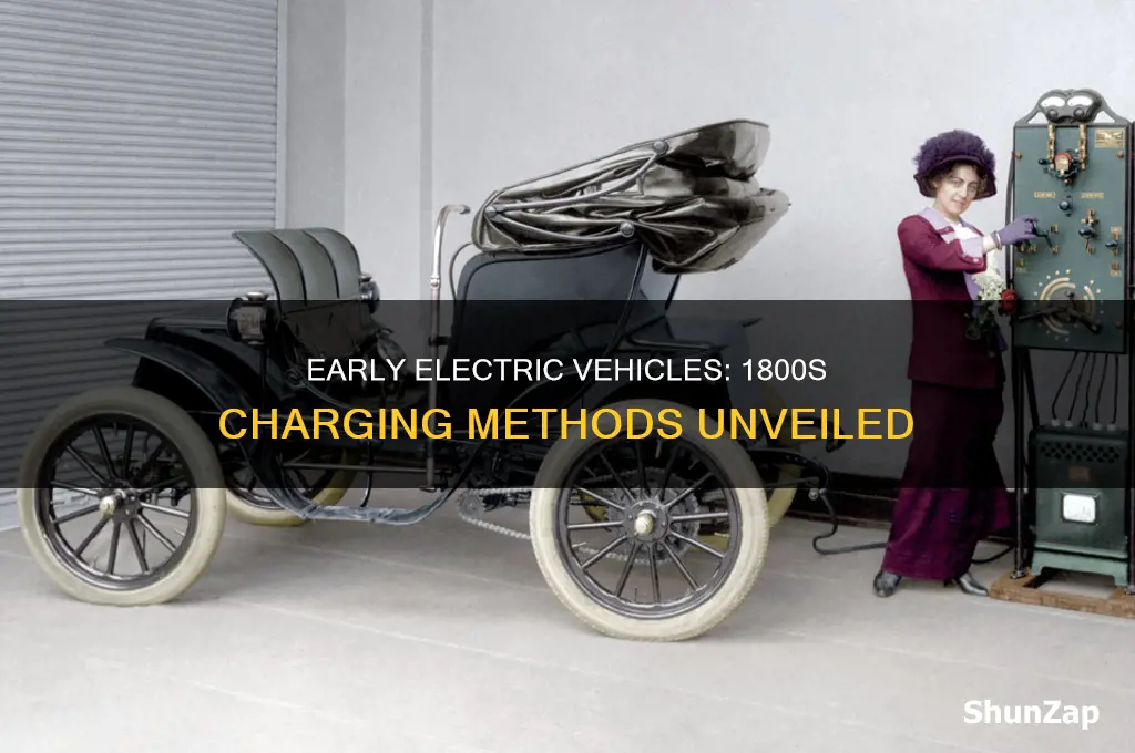how did people charge electric cars in 1800s