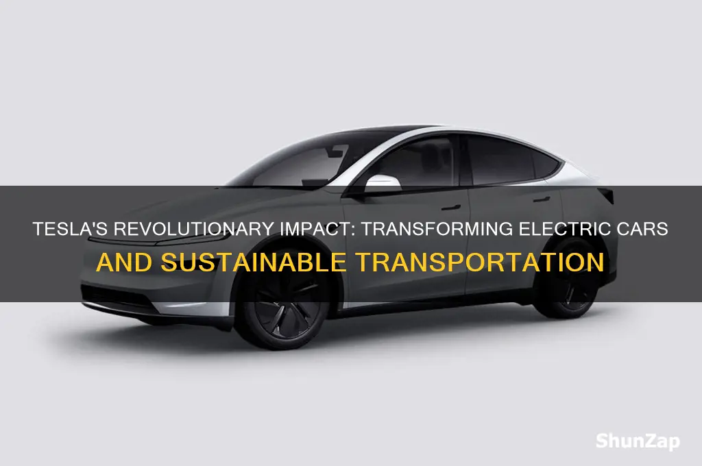 how did tesla advance electric cars