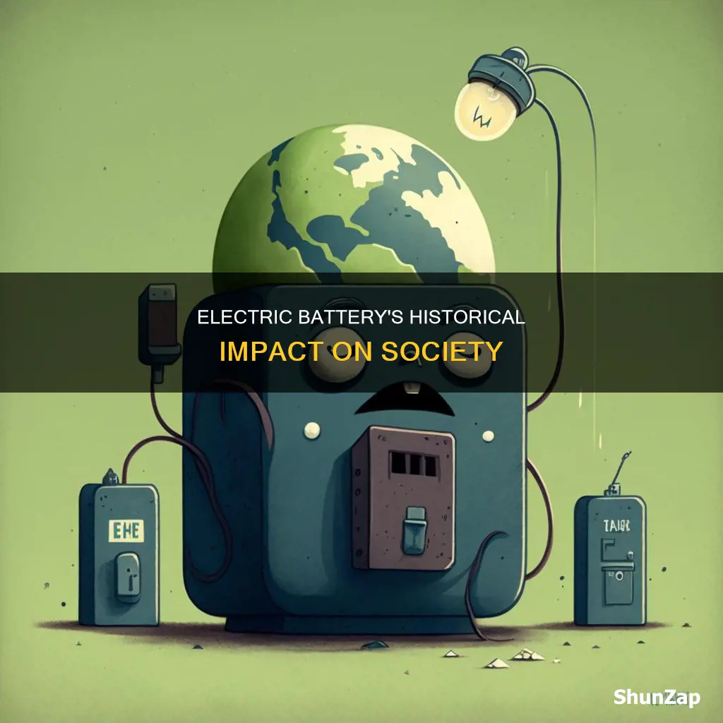 how did the electric battery impact society