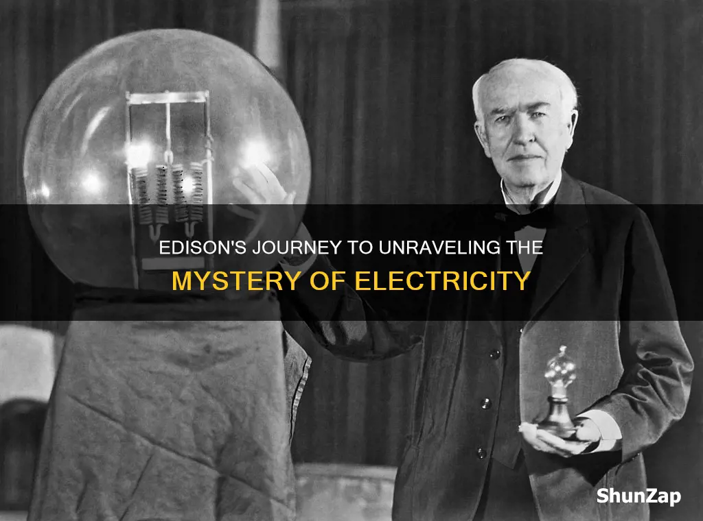 how did thomas alva edison discover electricity