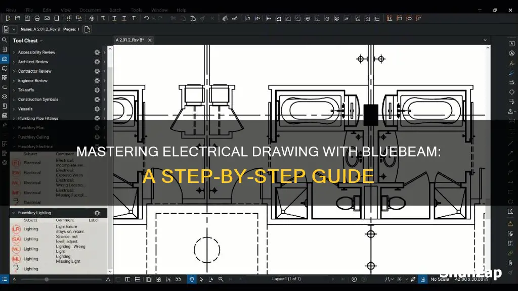 how do an electrical drawing on bluebeam