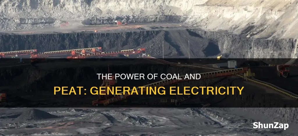 how do coal and peat create electricity