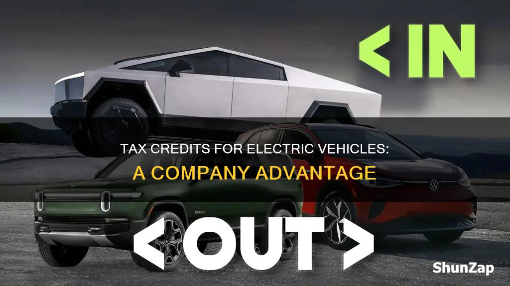 how do companies benefit from tax credits for electric vehicles