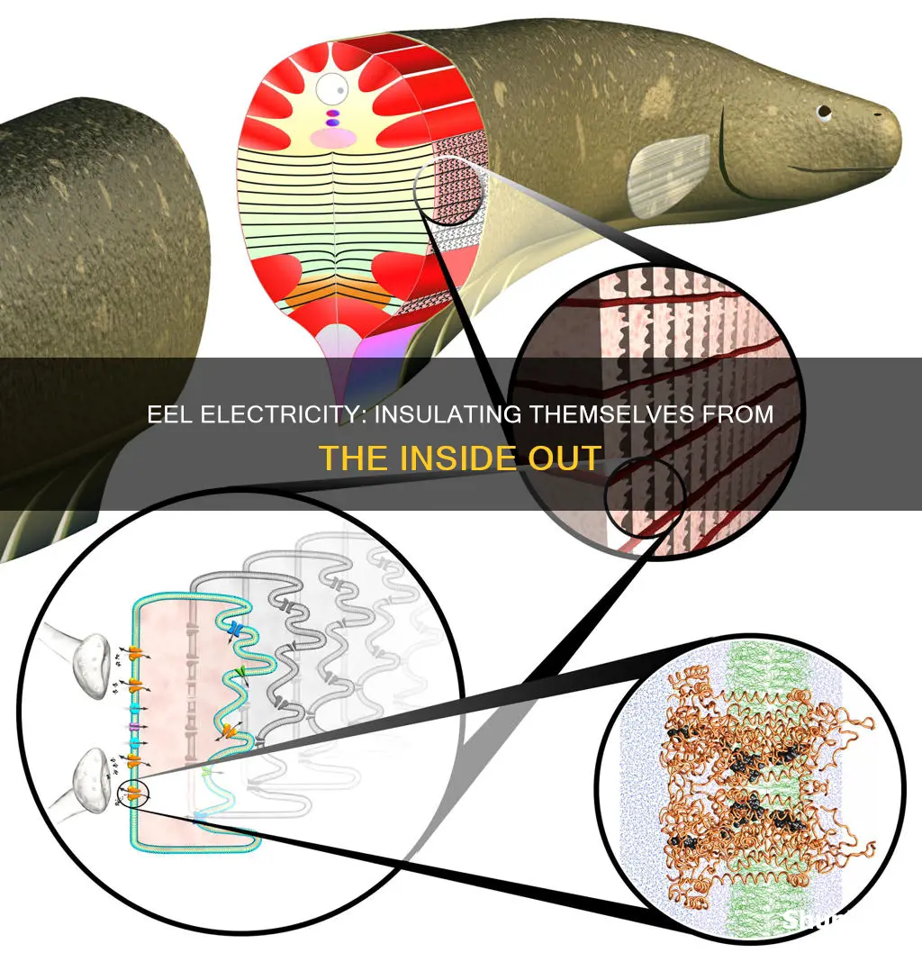 how do eels insulate their own electricity