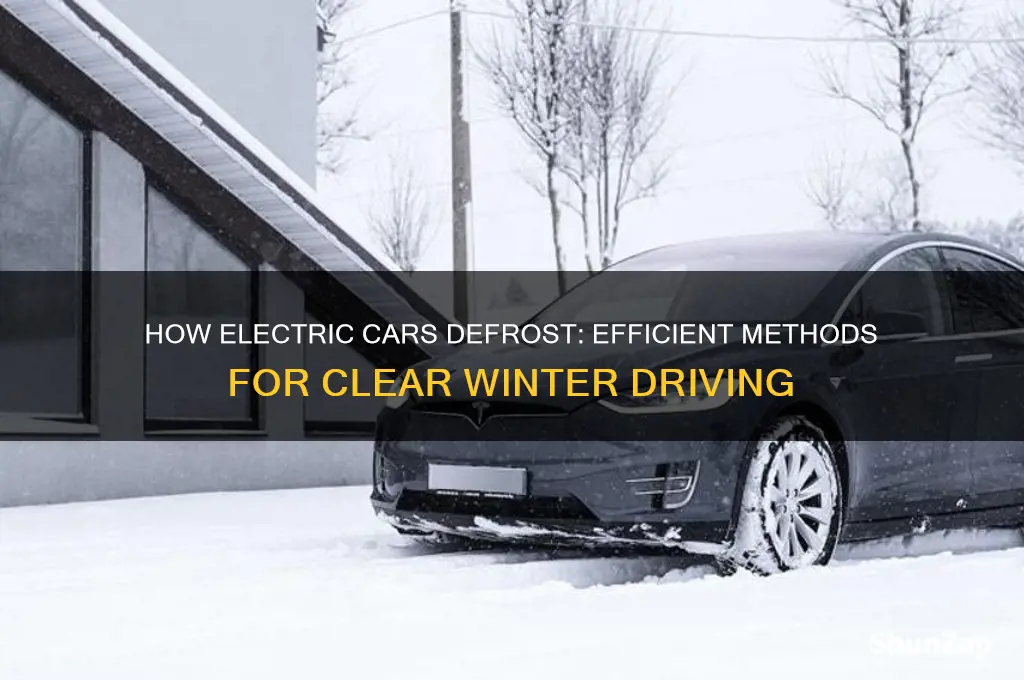 how do electric cars defrost